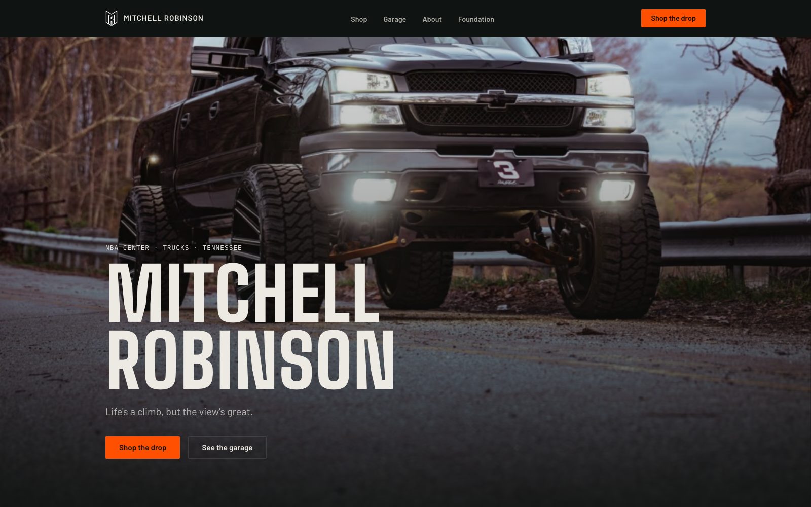 Mitchell Robinson — website by Carozo Media